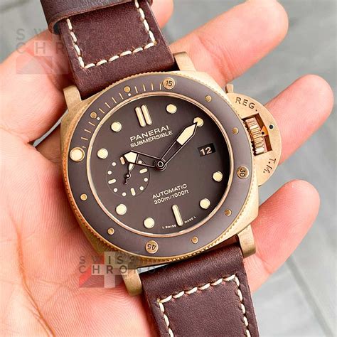 panerai submersible bronzo pam 968|panerai bronzo pam 968.